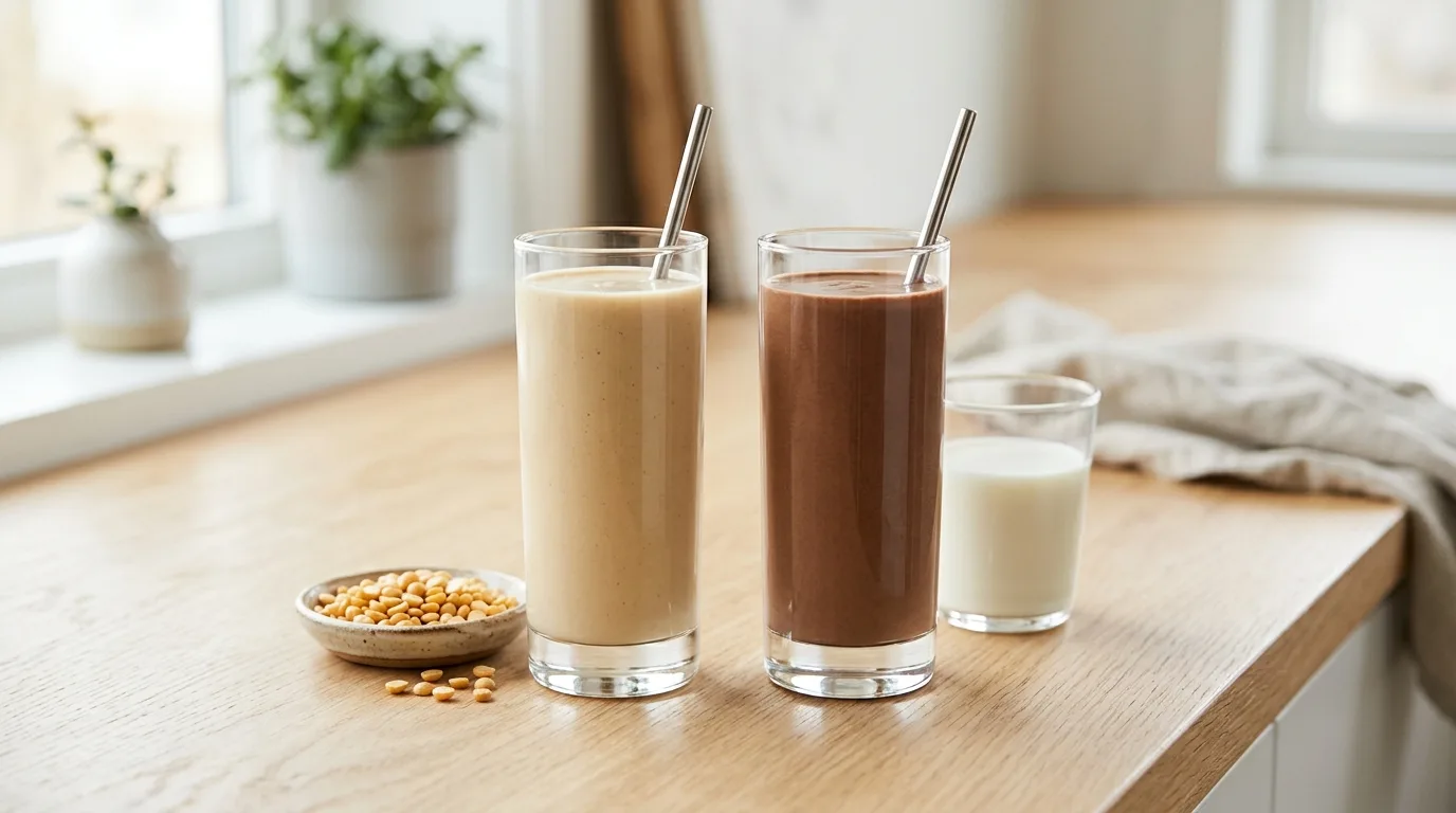 豌豆蛋白與乳清蛋白：兩杯蛋白飲比較