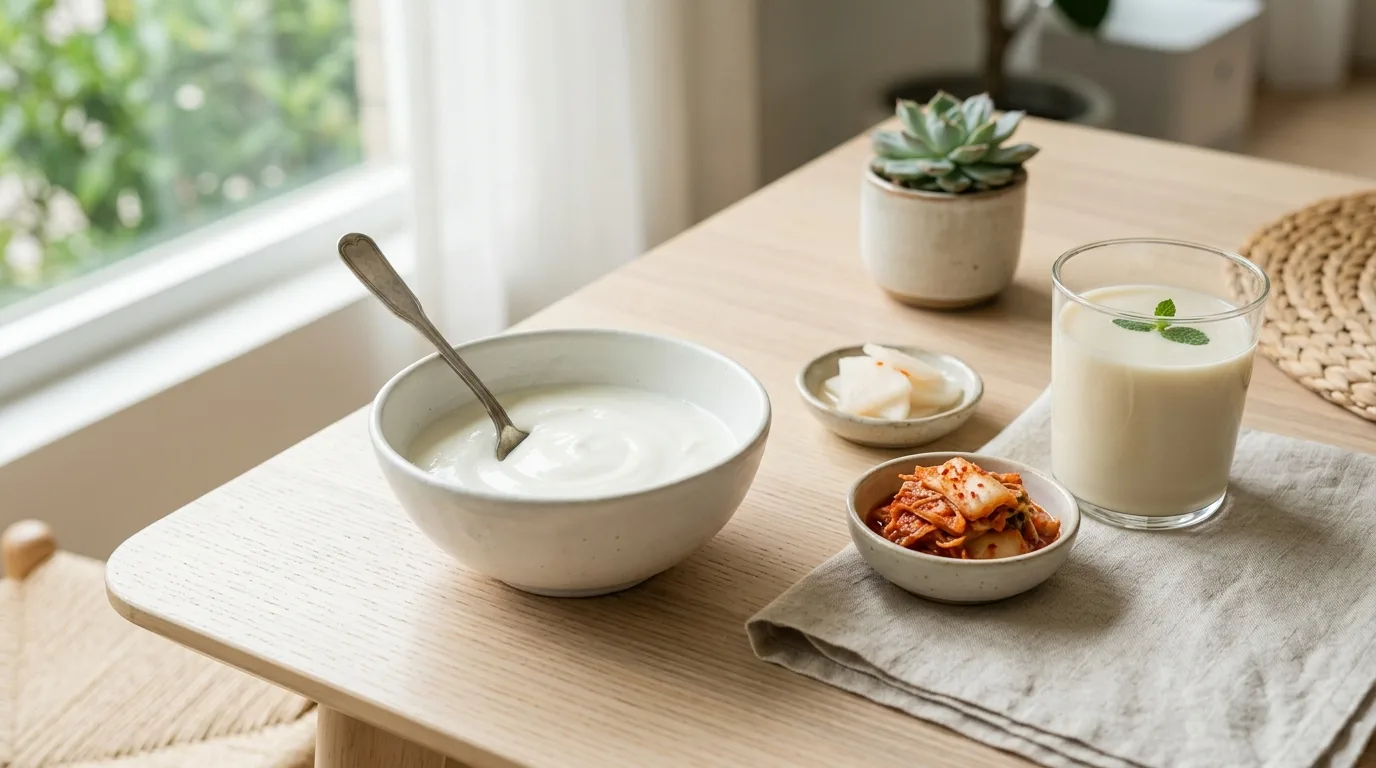 益生菌與優格、發酵食物